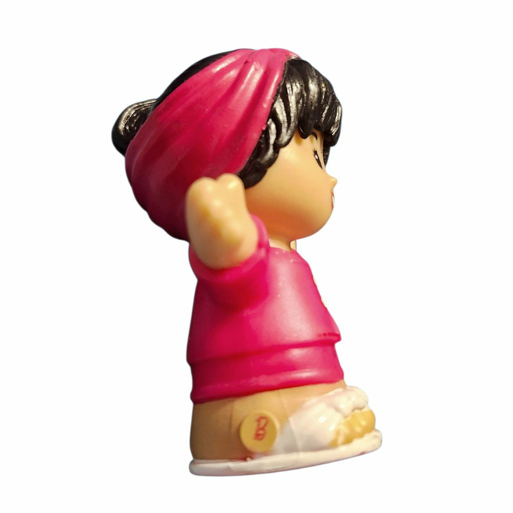 Fisher-Price Little People Asian American Barbie Pink Pajamas Figure - Picture 4 of 4